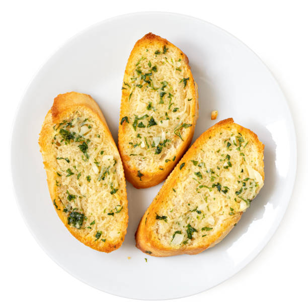 garlic bread with sliced bread