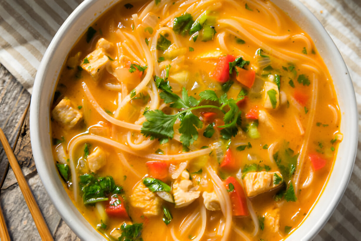 Coconut Curry Chicken Soup