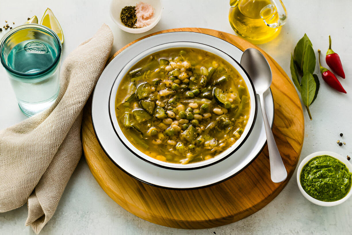 Instant Pot Vegetarian Pozole Verde