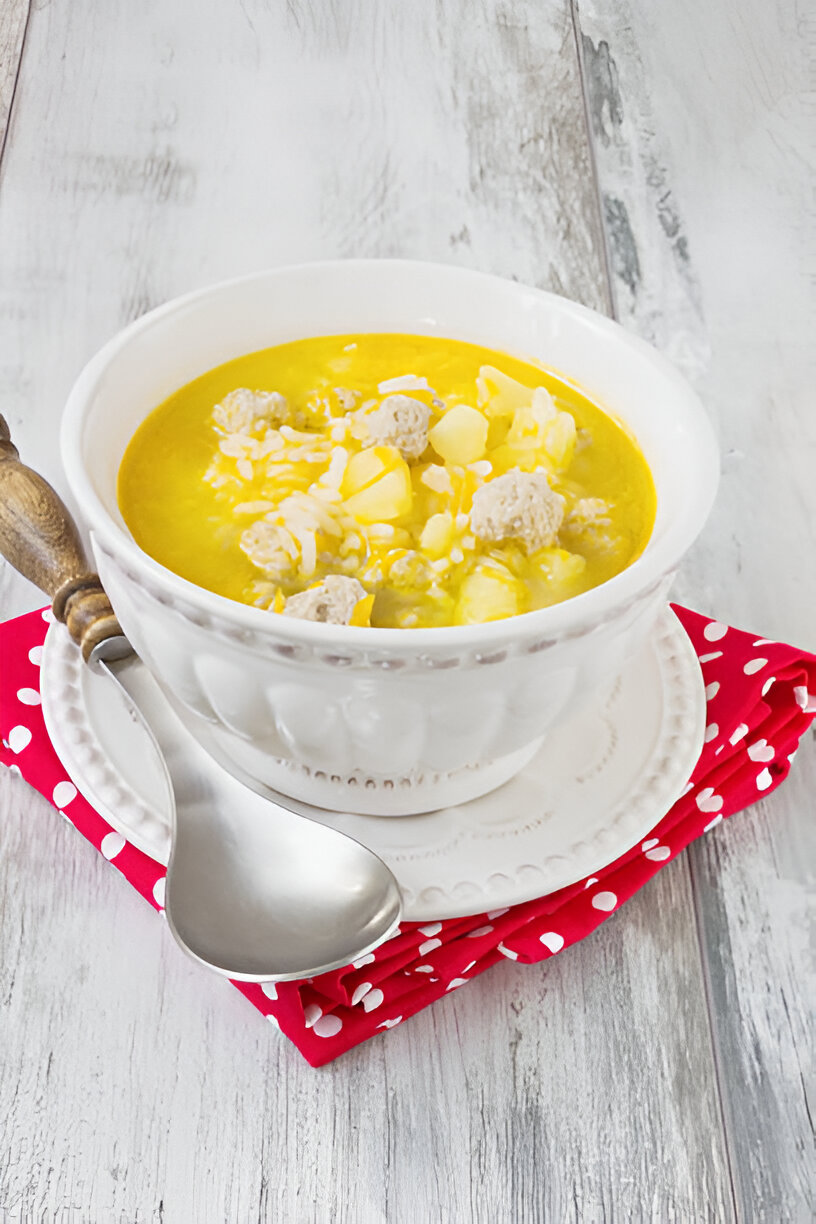 Lemony Chicken & Orzo Soup