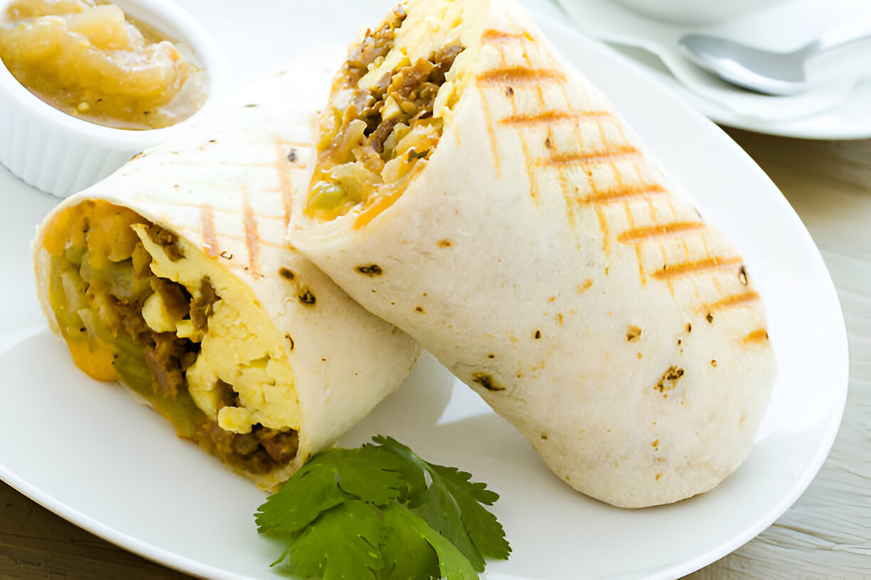 cheesy double beef burrito