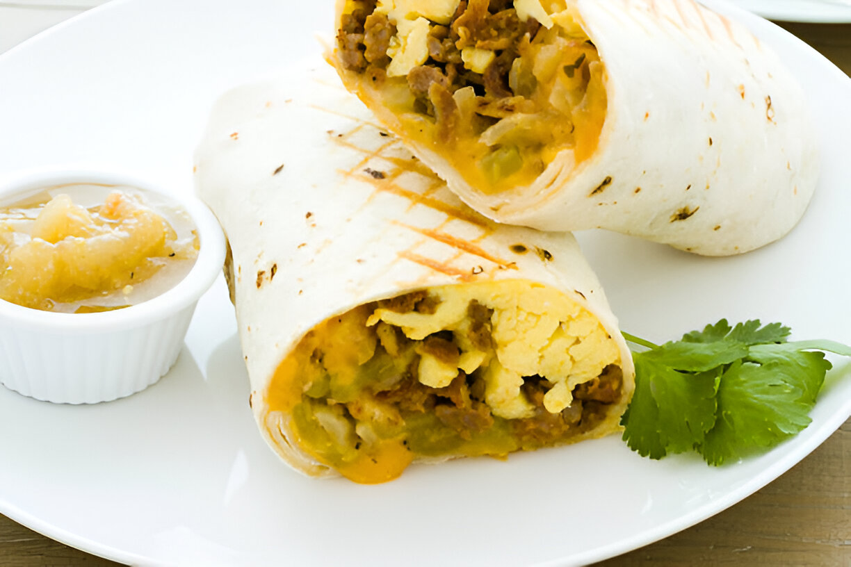 cheesy double beef burrito