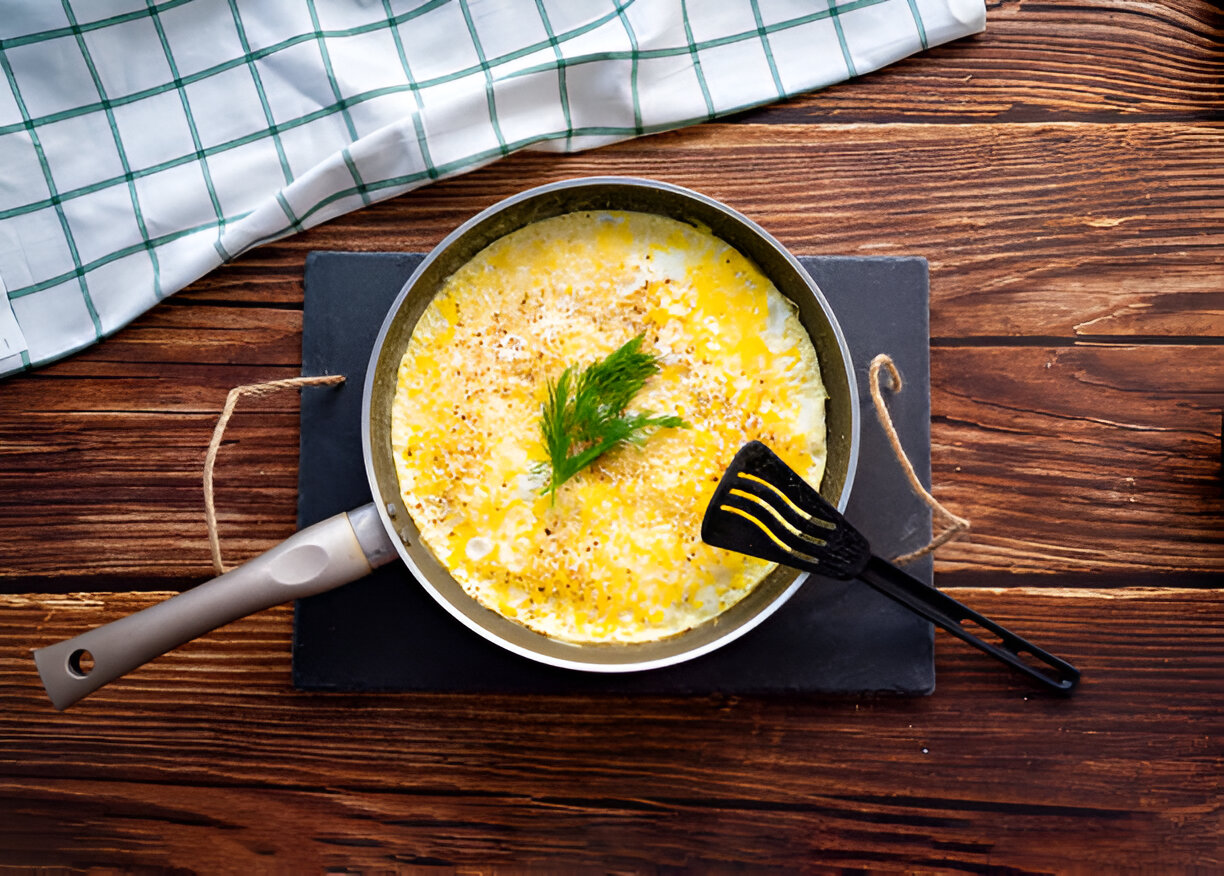 cheesy eggs