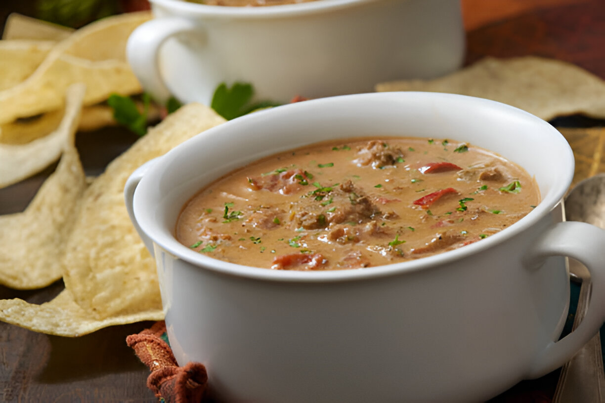 cheesy keto taco soup