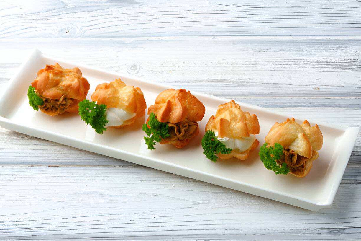 cheesy mashed potato puffs