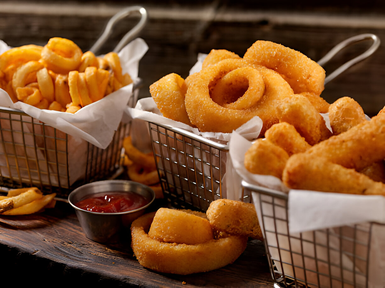 cheesy onion rings