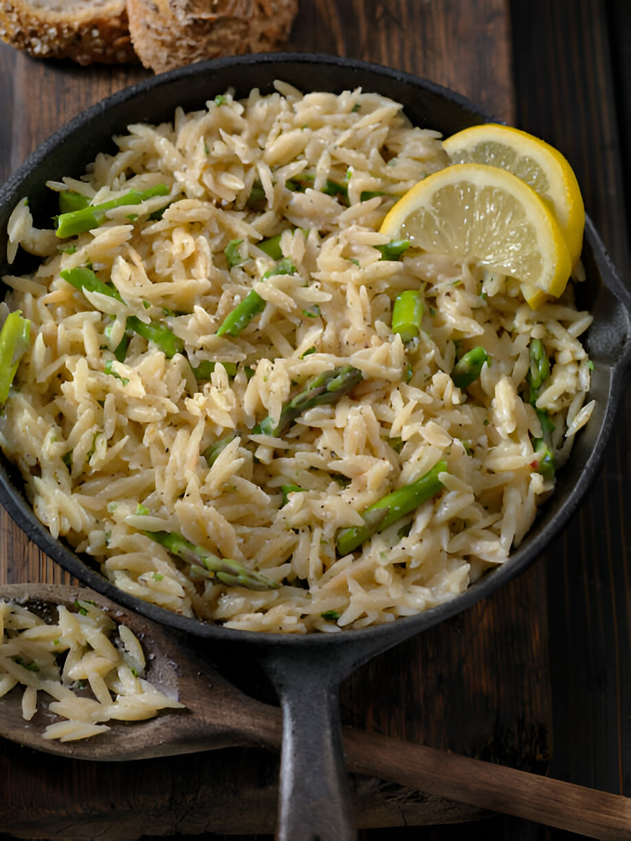 cheesy orzo pasta