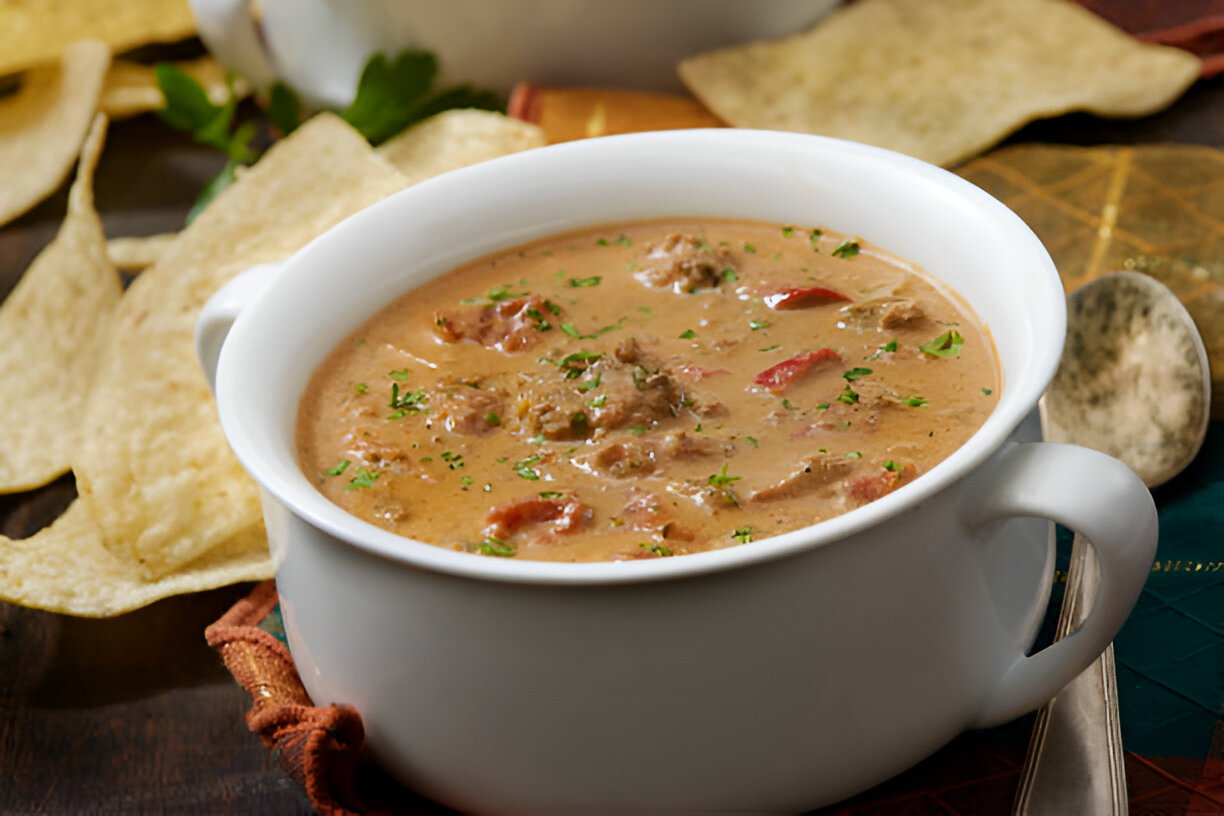 cheesy taco soup