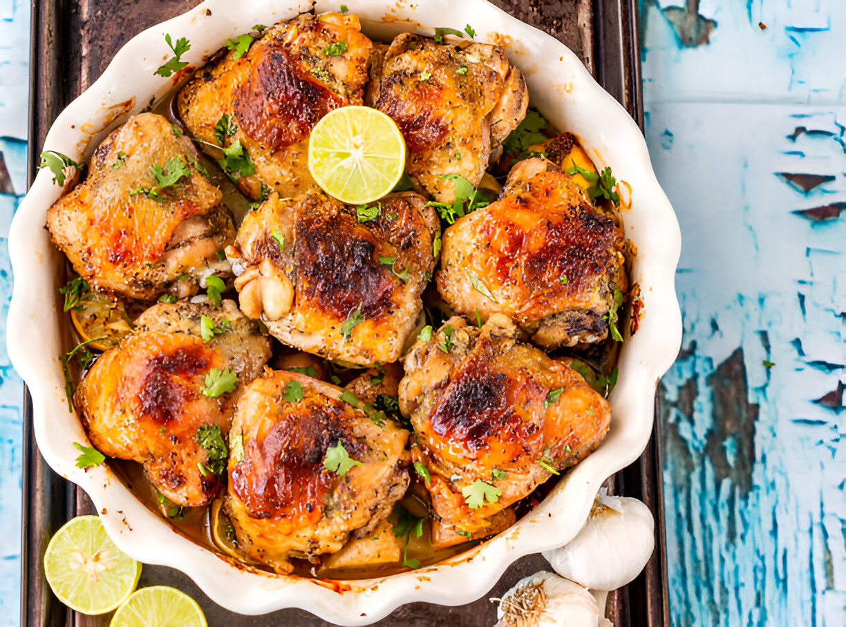 grilled chicken thighs