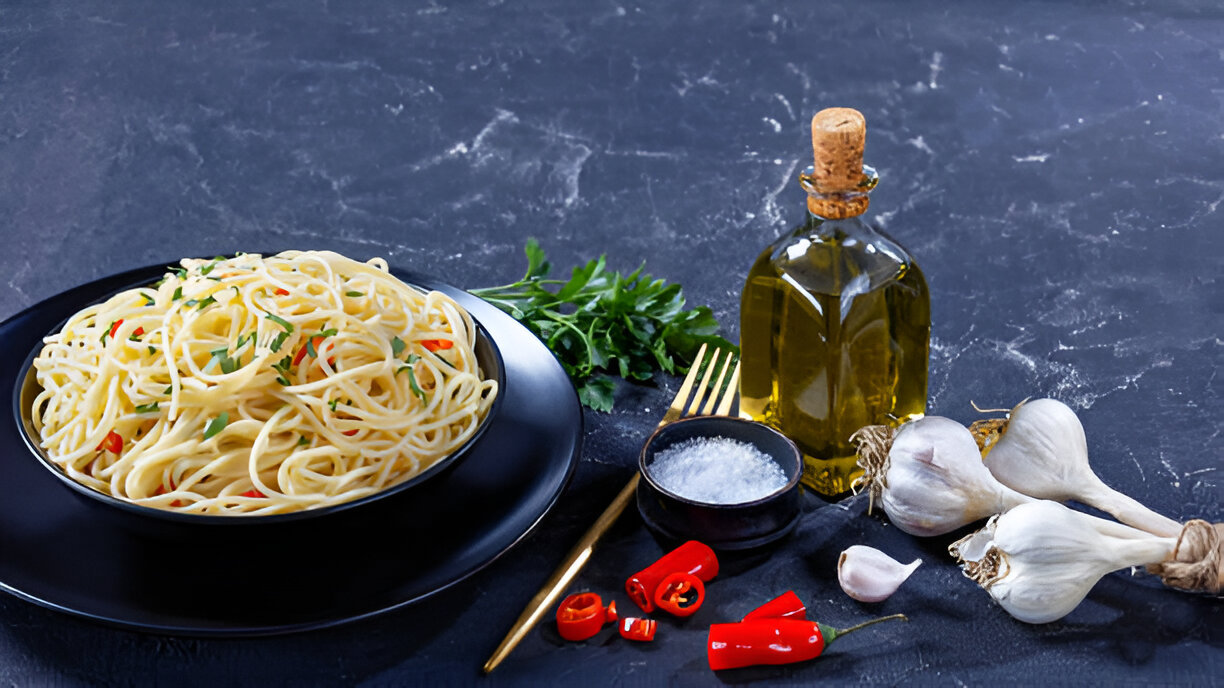 pasta oil and garlic
