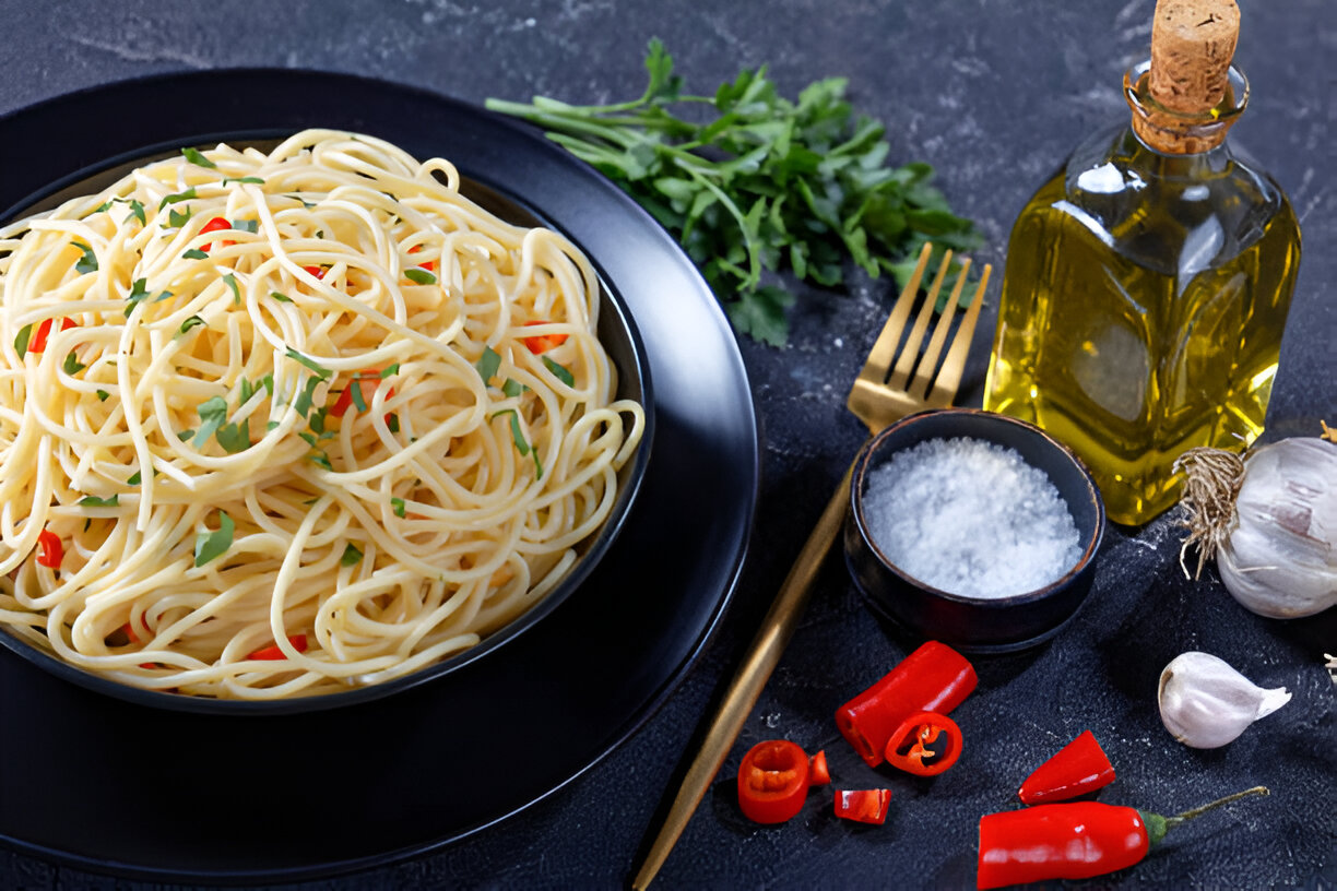 pasta oil and garlic