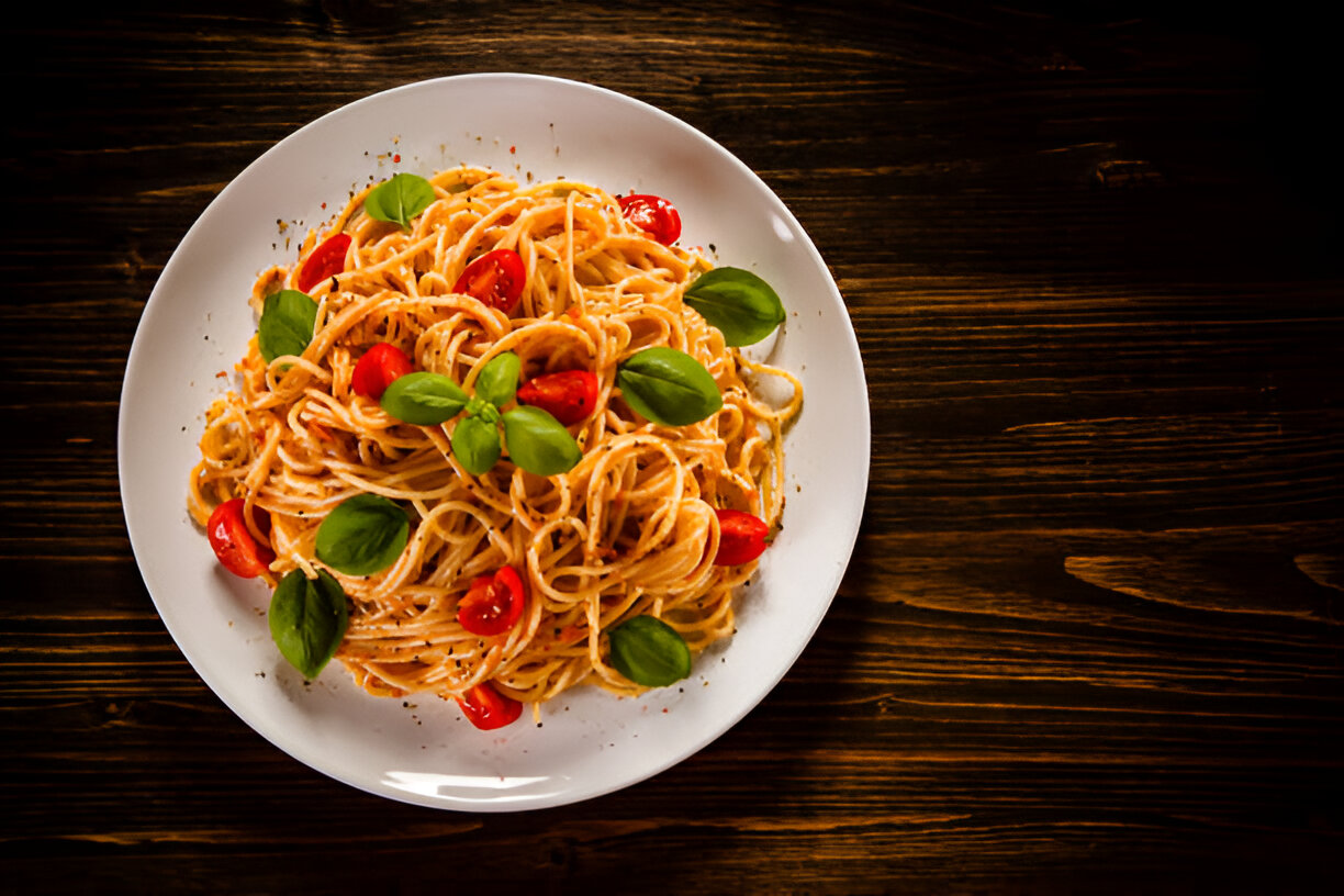 pasta with cherry tomatoes