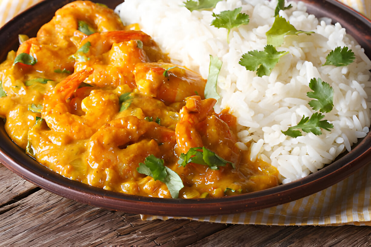 shrimp and rice