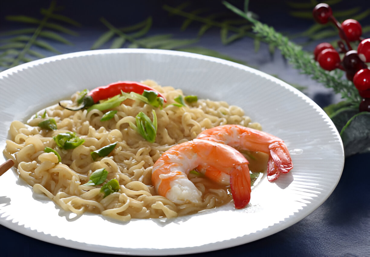 shrimp yakisoba