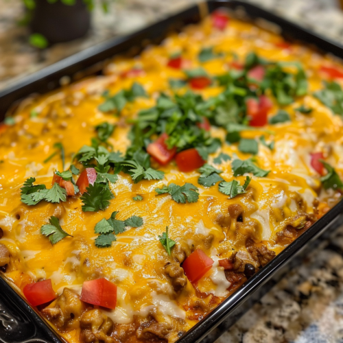 Creamy Tex-Mex Stovetop Casserole taken with iphone 15 pro max --iw 2 --ar 4:5 --v 6.0 --raw