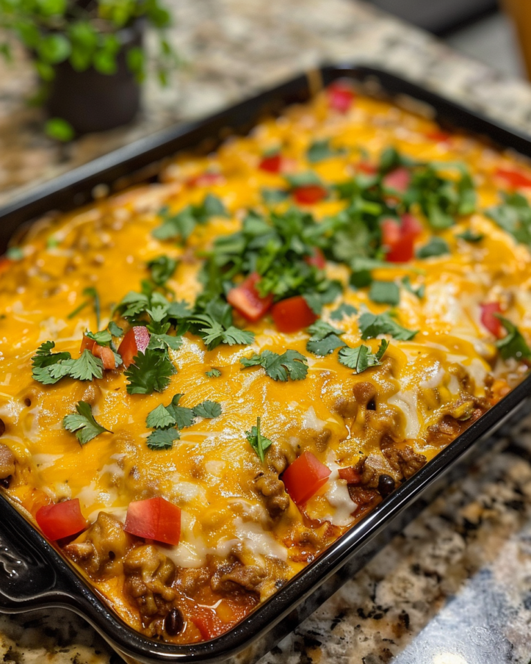 Creamy Tex-Mex Stovetop Casserole taken with iphone 15 pro max --iw 2 --ar 4:5 --v 6.0 --raw