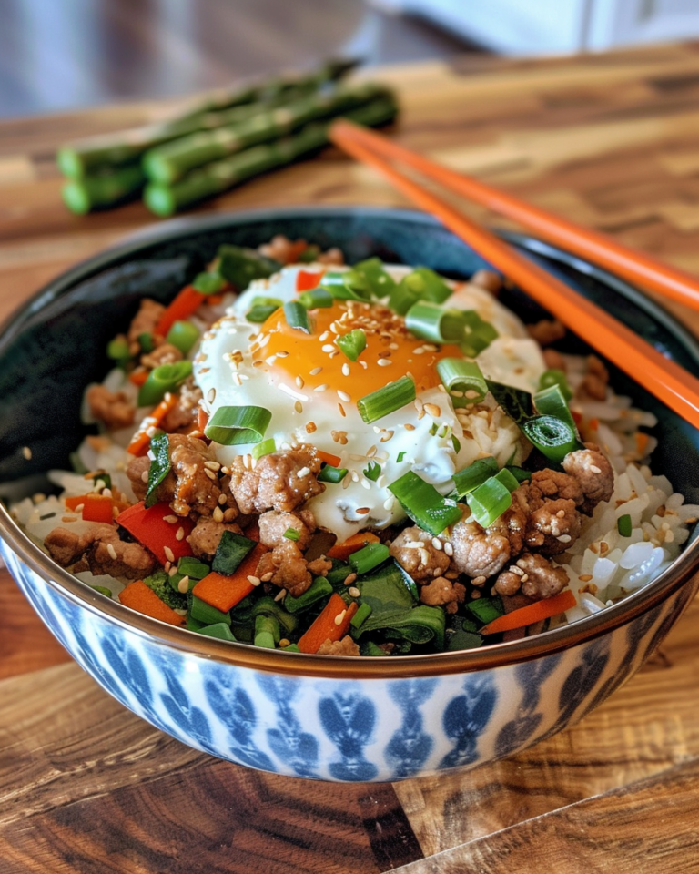 Egg Roll In A Bowl taken with iphone 15 pro max --iw 2 --ar 4:5 --v 6.0 --raw