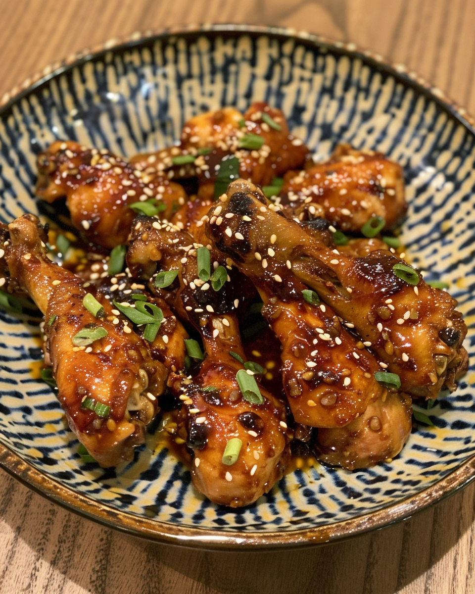Ingredients and cooking process of shoyu chicken with garlic and ginger