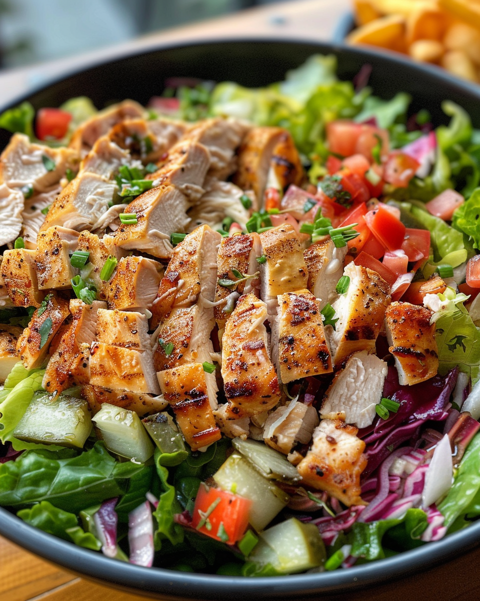 New York Deli Chicken Salad taken with iphone 15 pro max --iw 2 --ar 4:5 --v 6.0 --raw