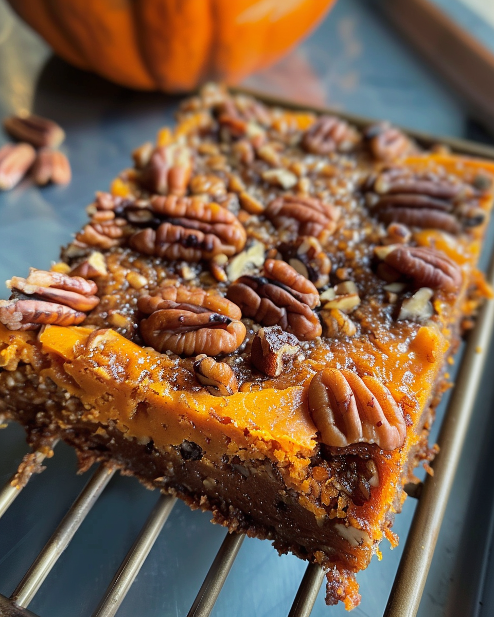 Ingredients for pumpkin pecan magic bars laid out in kitchen