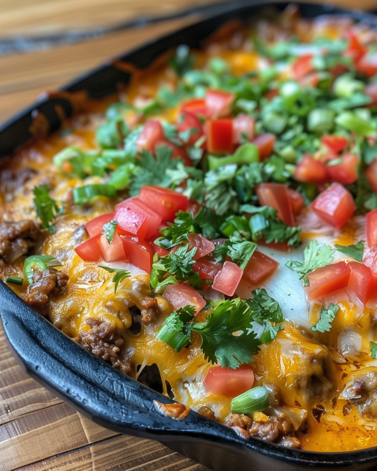 Tex-Mex Beef Casserole taken with iphone 15 pro max --iw 2 --ar 4:5 --v 6.0 --raw