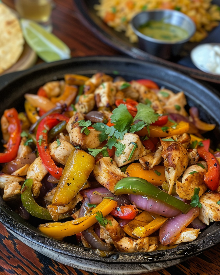 Tex-Mex Chicken Fajitas With Peppers And Onions taken with iphone 15 pro max --iw 2 --ar 4:5 --v 6.0 --raw