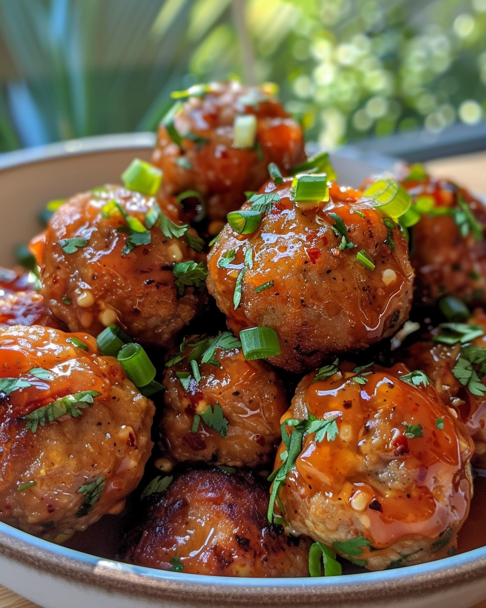 Tex-Mex Chicken Meatballs taken with iphone 15 pro max --iw 2 --ar 4:5 --v 6.0 --raw