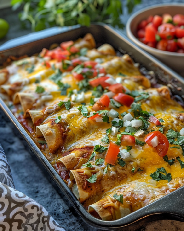 Weeknight Tex-Mex Chicken Enchiladas taken with iphone 15 pro max --iw 2 --ar 4:5 --v 6.0 --raw