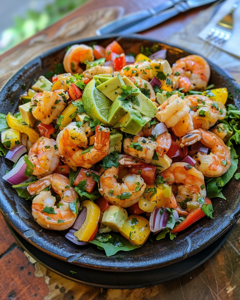 Aguachile Shrimp Salad taken with iphone 15 pro max --iw 2 --ar 4:5 --v 6.0 --raw