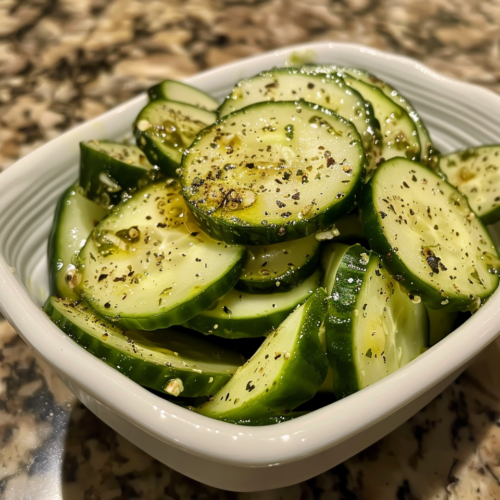 Basic Awesome Vinegar Cucumber Salad taken with iphone 15 pro max --iw 2 --ar 4:5 --v 6.0 --raw