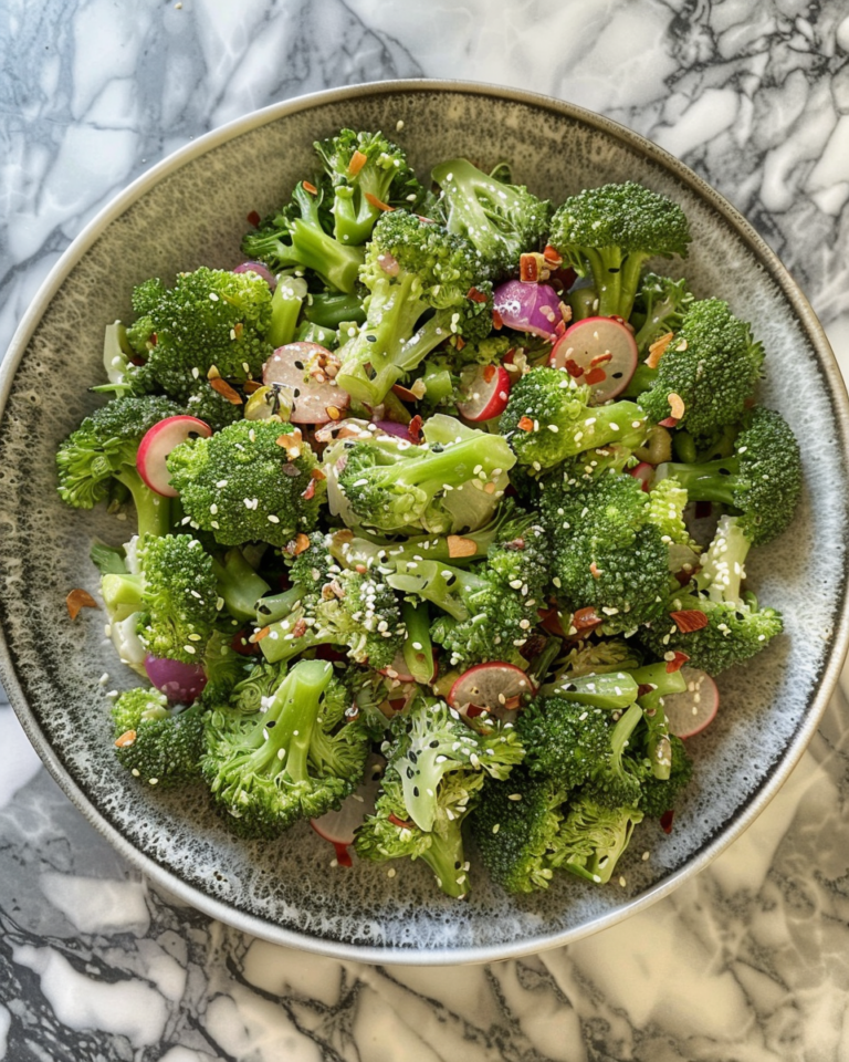 Classic Broccoli Salad taken with iphone 15 pro max --iw 2 --ar 4:5 --v 6.0 --raw