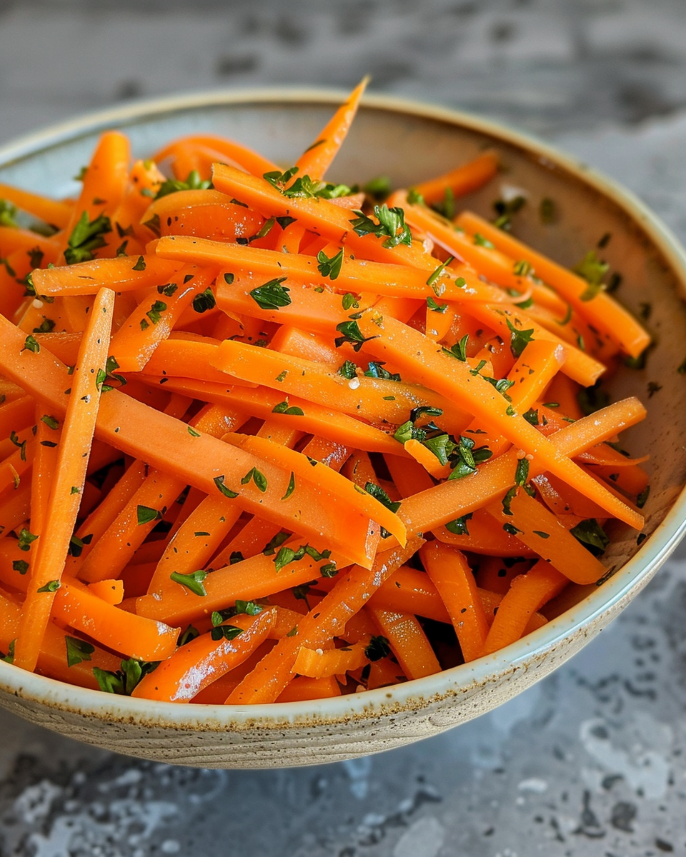 Carrot salad bowl covered with foil inside pressure cooker steaming on rack