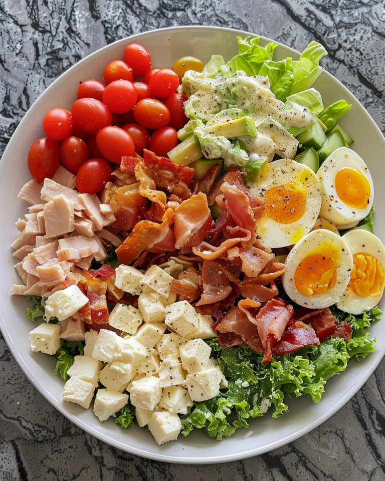 Cobb Salad taken with iphone 15 pro max --iw 2 --ar 4:5 --v 6.0 --raw