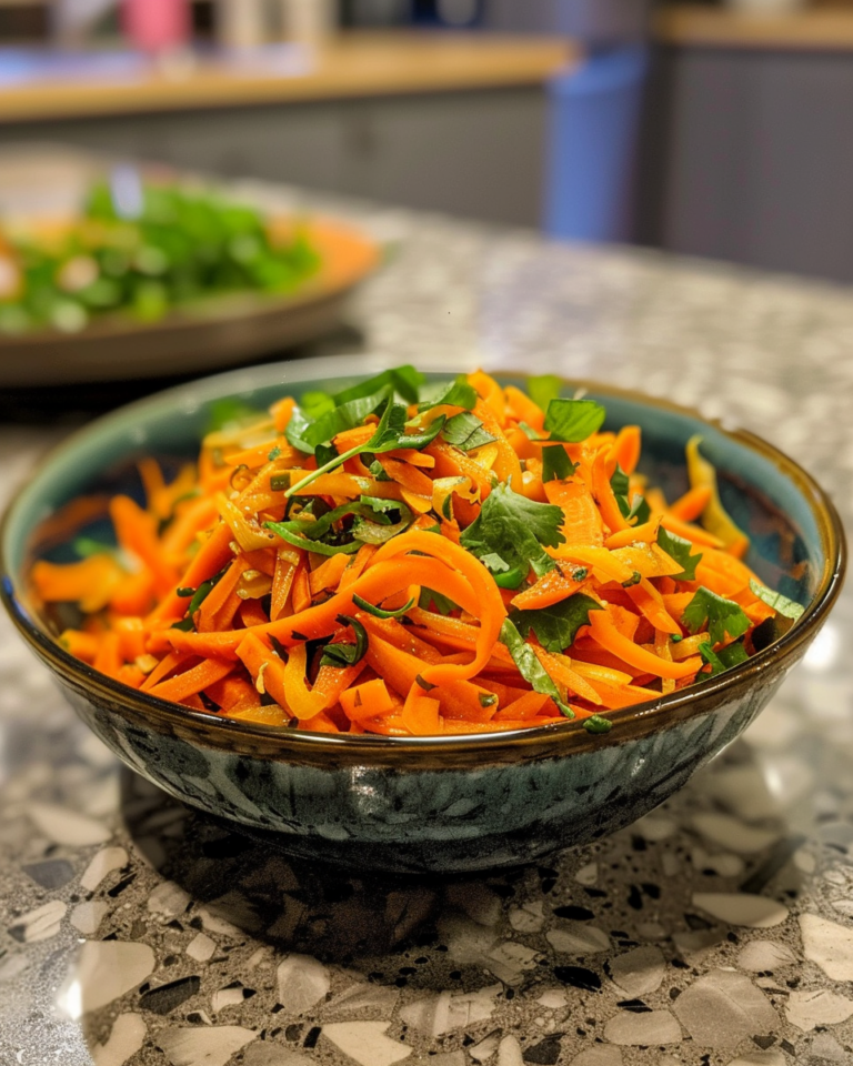 Fresh Ginger Carrot Salad taken with iphone 15 pro max --iw 2 --ar 4:5 --v 6.0 --raw