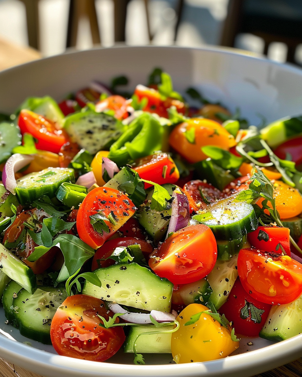 Pressure cooker producing valve hiss for salad cooking