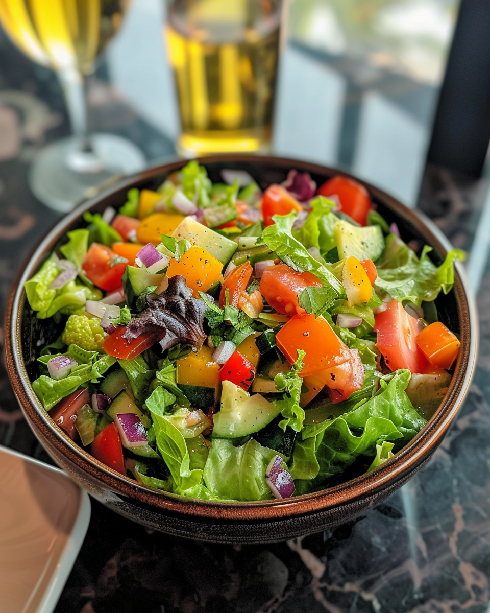 Grammys Sunday Salad taken with iphone 15 pro max --iw 2 --ar 4:5 --v 6.0 --raw