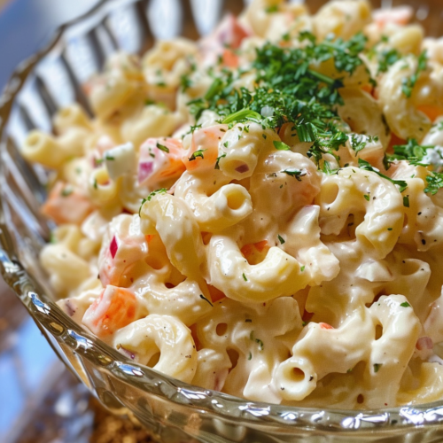Macaroni Salad taken with iphone 15 pro max --iw 2 --ar 4:5 --v 6.0 --raw