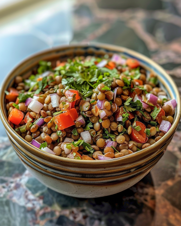 Make-Ahead Lentil Salad Bon Appetit taken with iphone 15 pro max --iw 2 --ar 4:5 --v 6.0 --raw