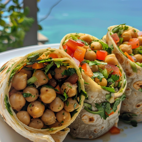 Michigan Chickpea Salad Wraps And A Mackinac Island Weekend taken with iphone 15 pro max --iw 2 --ar 4:5 --v 6.0 --raw