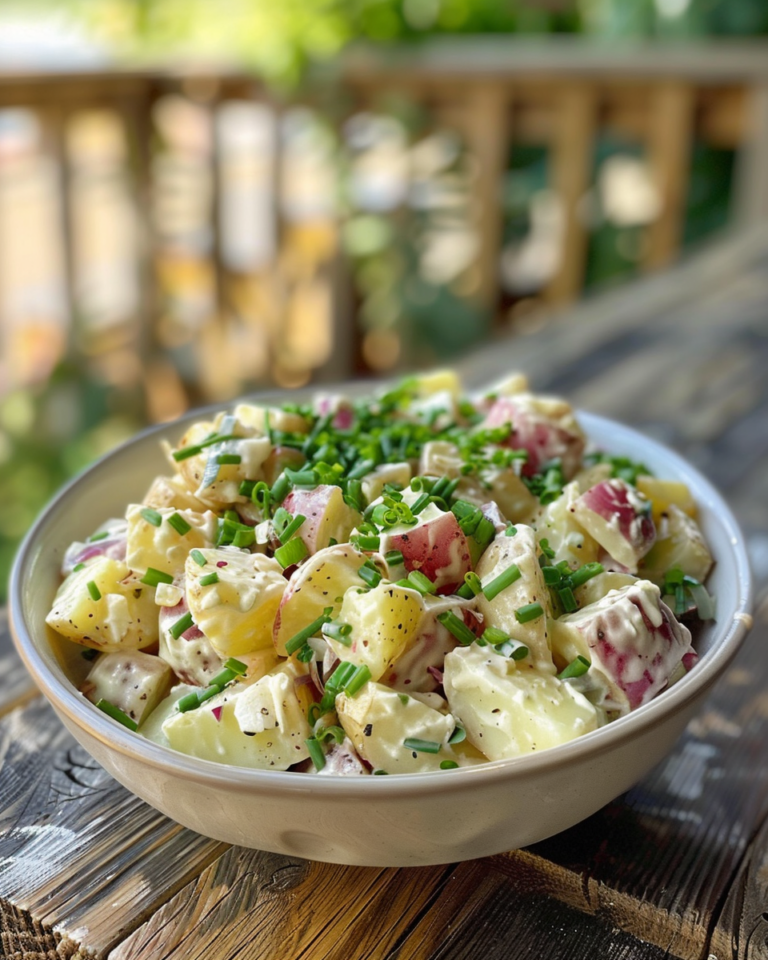 Pitmaster Potato Salad taken with iphone 15 pro max --iw 2 --ar 4:5 --v 6.0 --raw