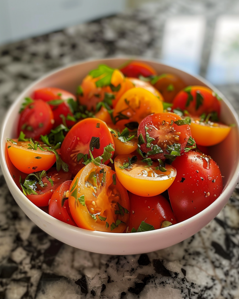 Tomato Salad taken with iphone 15 pro max --iw 2 --ar 4:5 --v 6.0 --raw