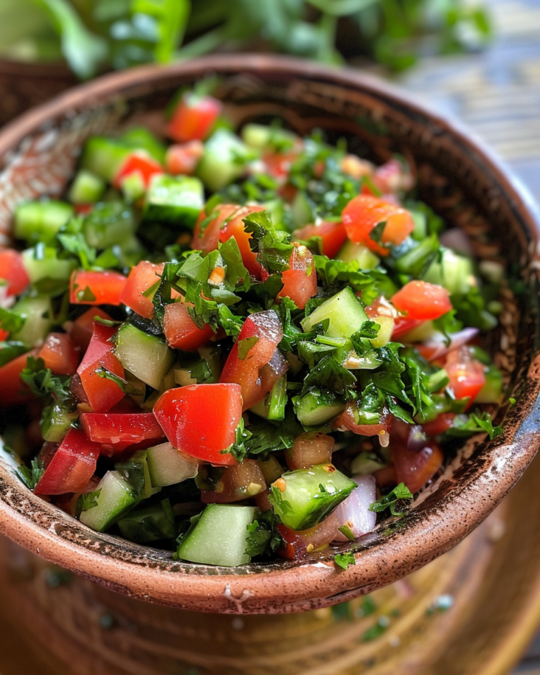 Turkish Ezme Salad taken with iphone 15 pro max --iw 2 --ar 4:5 --v 6.0 --raw