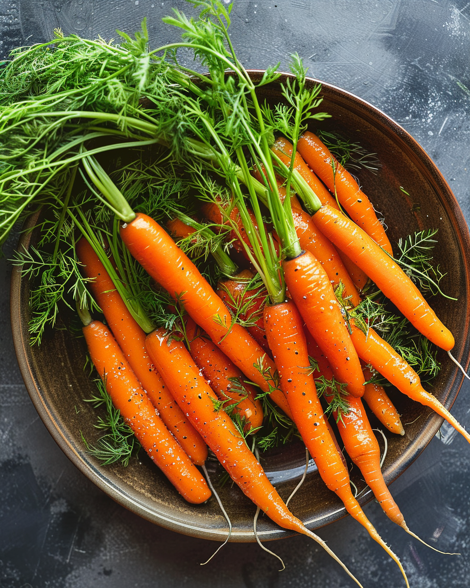 Viral Carrot Salads taken with iphone 15 pro max --iw 2 --ar 4:5 --v 6.0 --raw